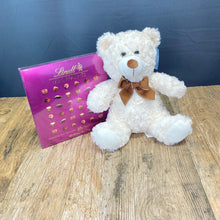 Load image into Gallery viewer, Teddy Bear + Lindt Gourmet Truffles
